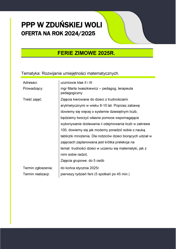 oferta poradni